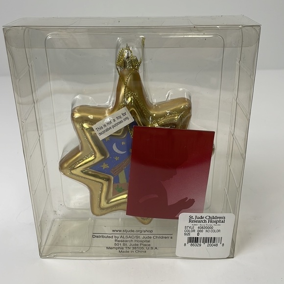St Jude glass Christmas ornament - Picture 3 of 5